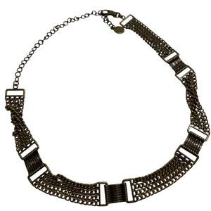 Vintage Brass Chain Belt w/ Adjustable Clasp Closure